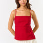 Open Back Square Top