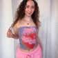 Heart Tube Top