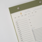 Daily Planner Notepad (Pistachio Green)