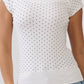 Polka Dot Boat neck Top