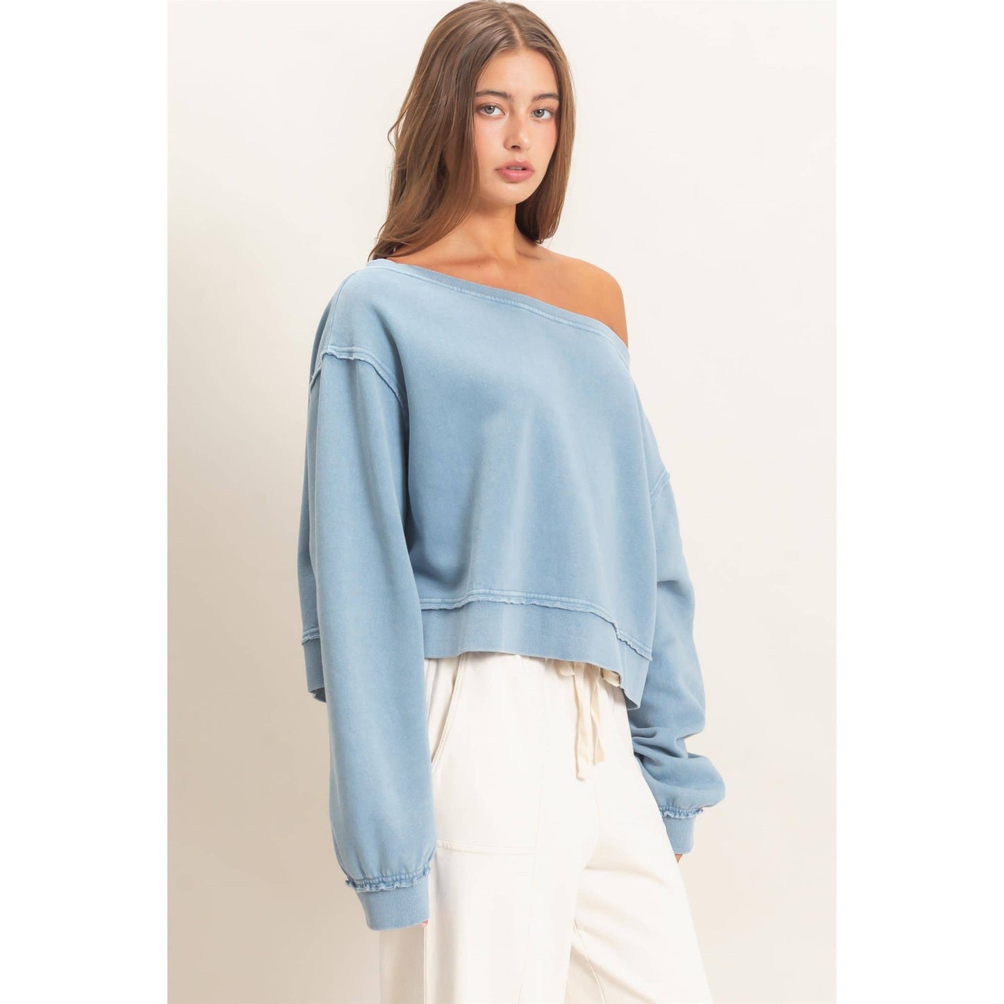 Off The Shoulder Sweatshirt