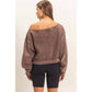 Off The Shoulder Sweatshirt