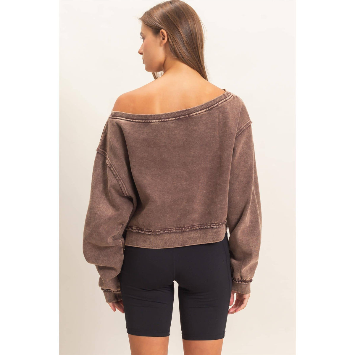 Off The Shoulder Sweatshirt