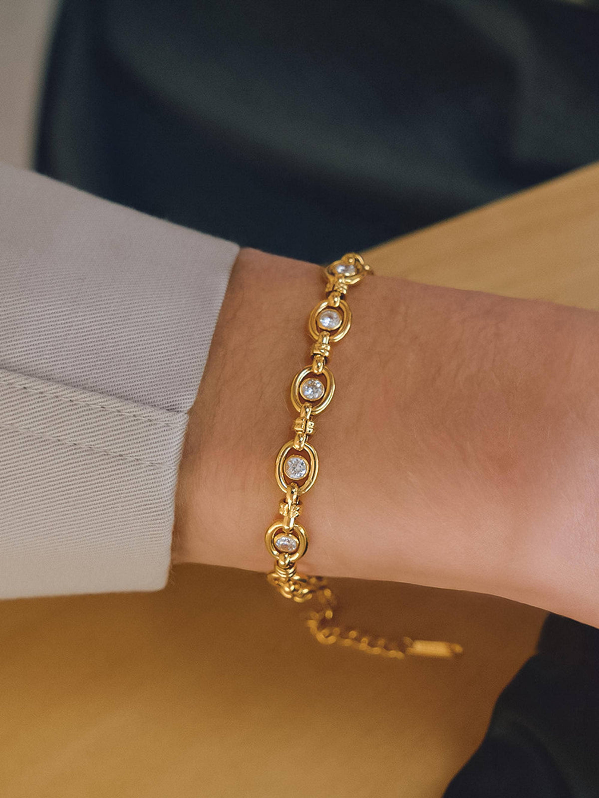 Xenon 18K Gold Non-Tarnish Bracelet