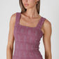 Lace Textured Square Top