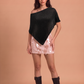 SEQUIN SWEATER PONCHO