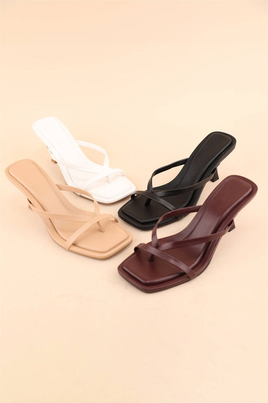 Lovely Simple Kitten Heels