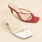 Thin Strap Kitten Heels