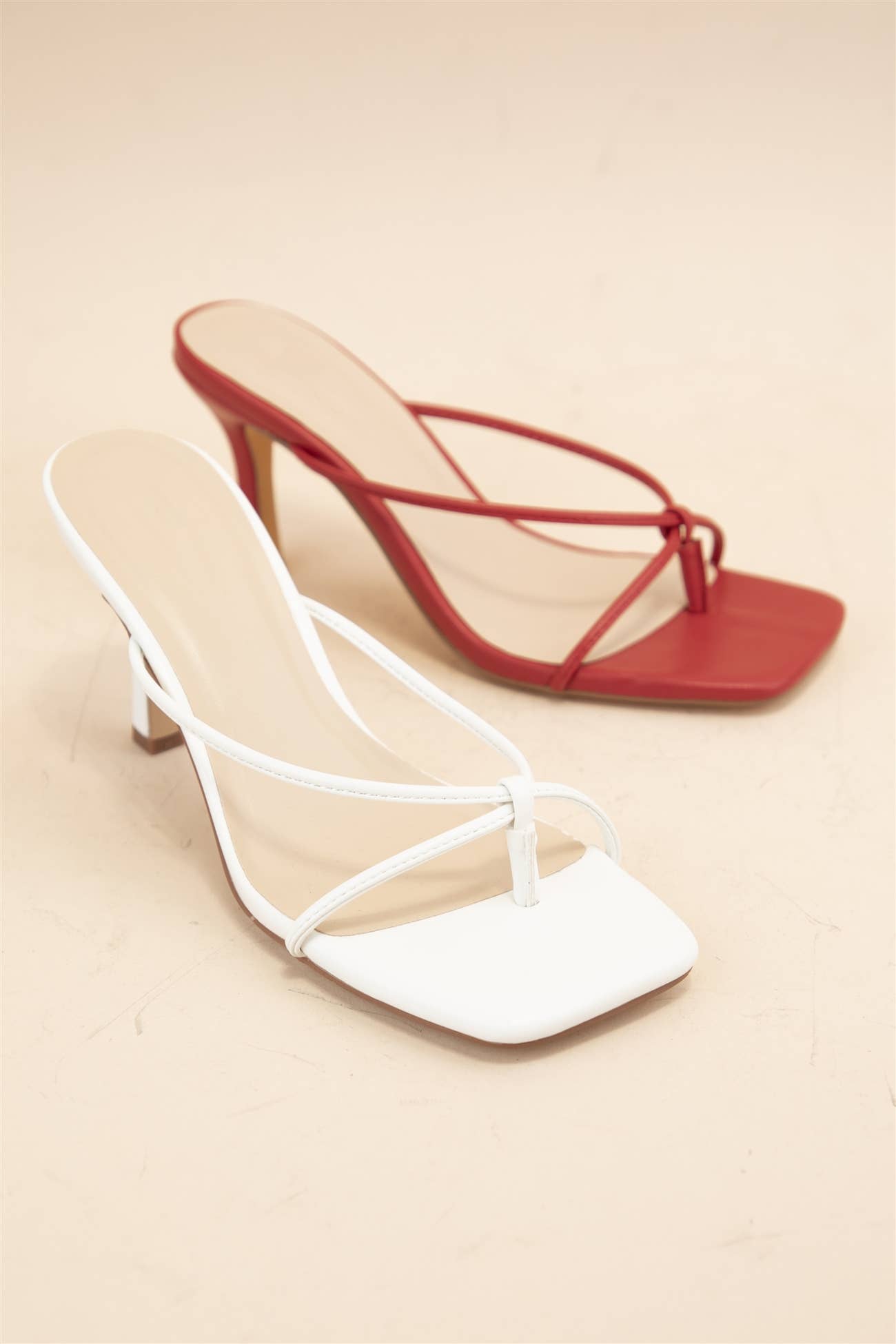 Thin Strap Kitten Heels