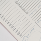 College Daily Planner Notepad