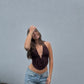Cowl Neck Halter Top