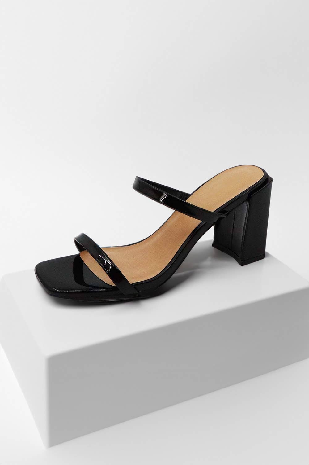 Double Strap Block Heel Sandal