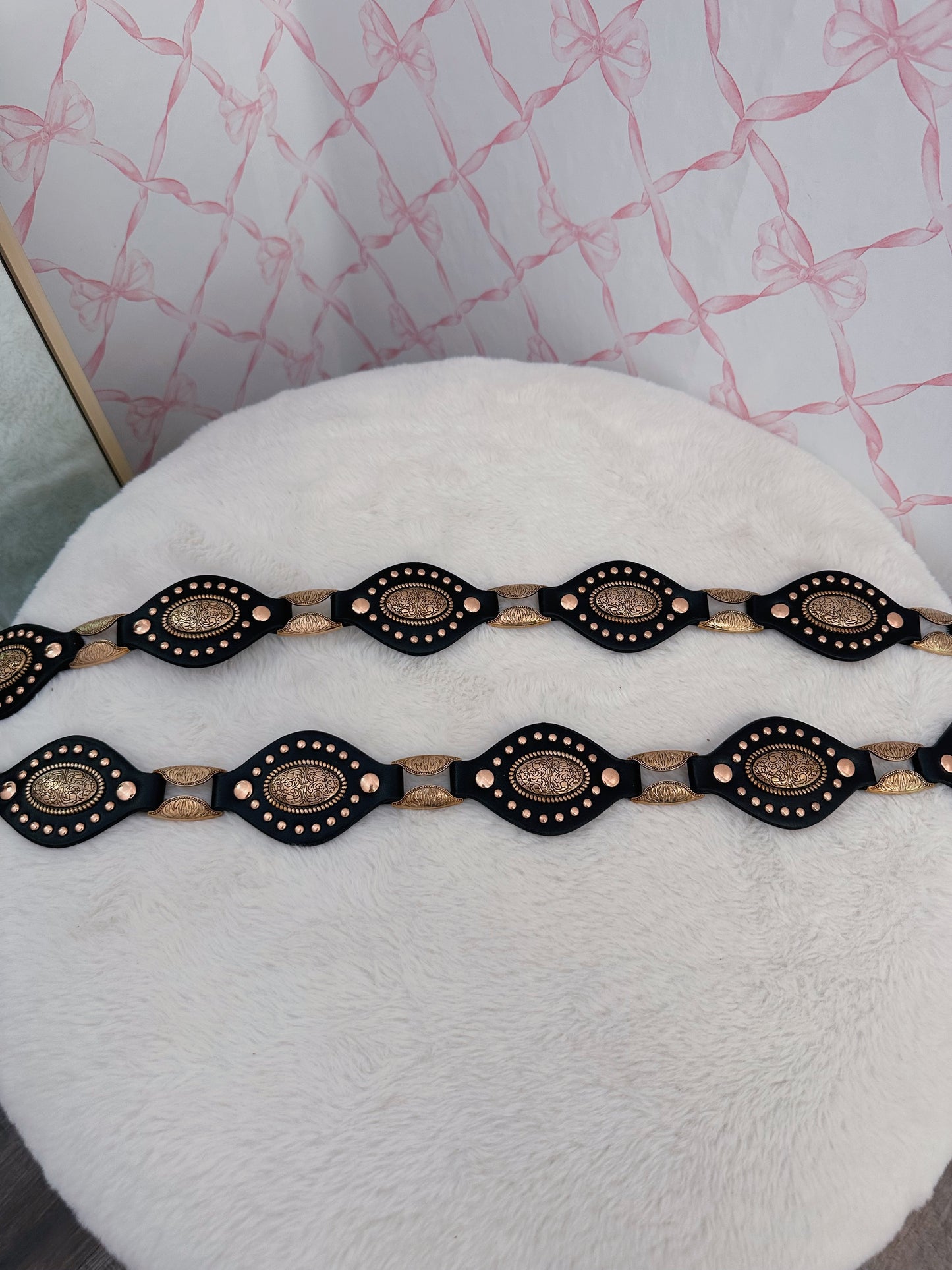 Gold Detail Black Belt