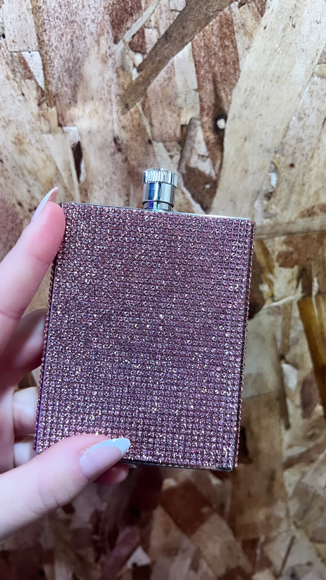 Rectangle Bling Flask