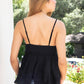 Boho Vintage Inspired Crinkle Gauze Cami Top