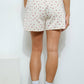 Cherry Bow Print Sweat Shorts