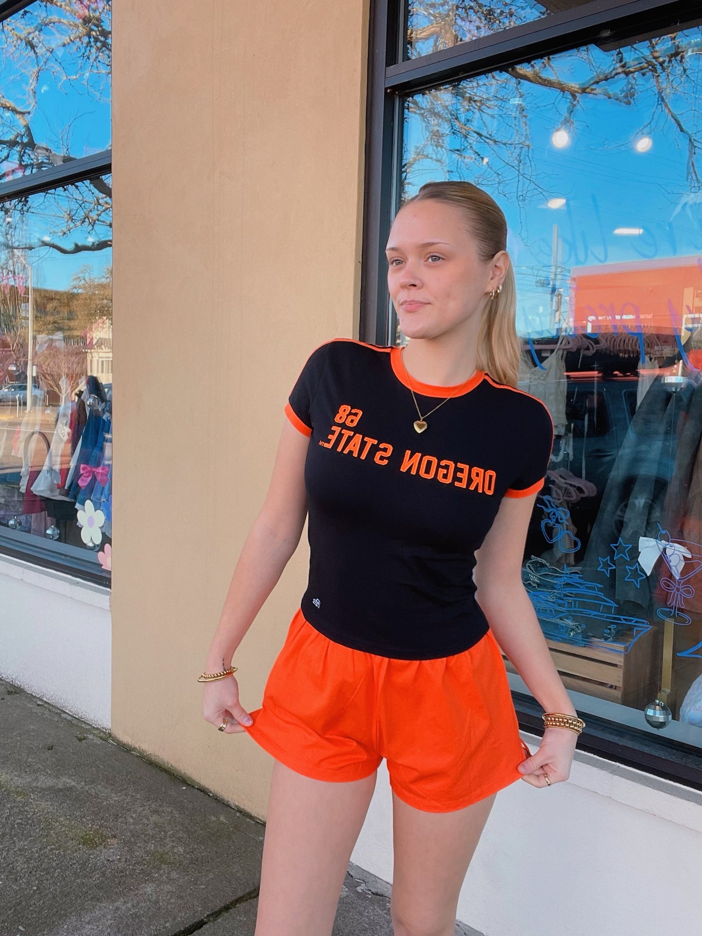 Oregon State Shorts - Orange