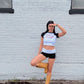 Black OSU Foldover Shorts