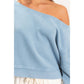 Off The Shoulder Sweatshirt
