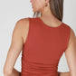 Clean Line Square Shirred Top