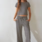 Striped Flare Pants