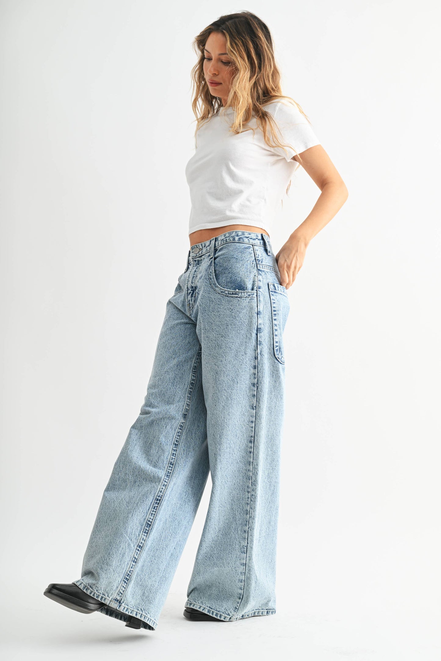 Classic Super Relaxed Wide Leg - MEDIUM DENIM