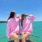 Lottie Pink Bikini Beaded Ocean Hoodie