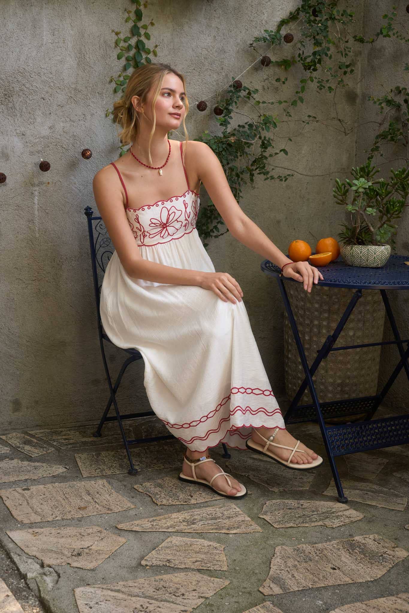 Floral Embrodiary Dress