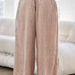Striped Wide Leg Smocked Pants