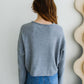 Heather Grey Piper Cardigan