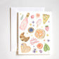 Birthday brunch foodie card