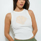 Shell Embroidery Tank
