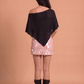 SEQUIN SWEATER PONCHO