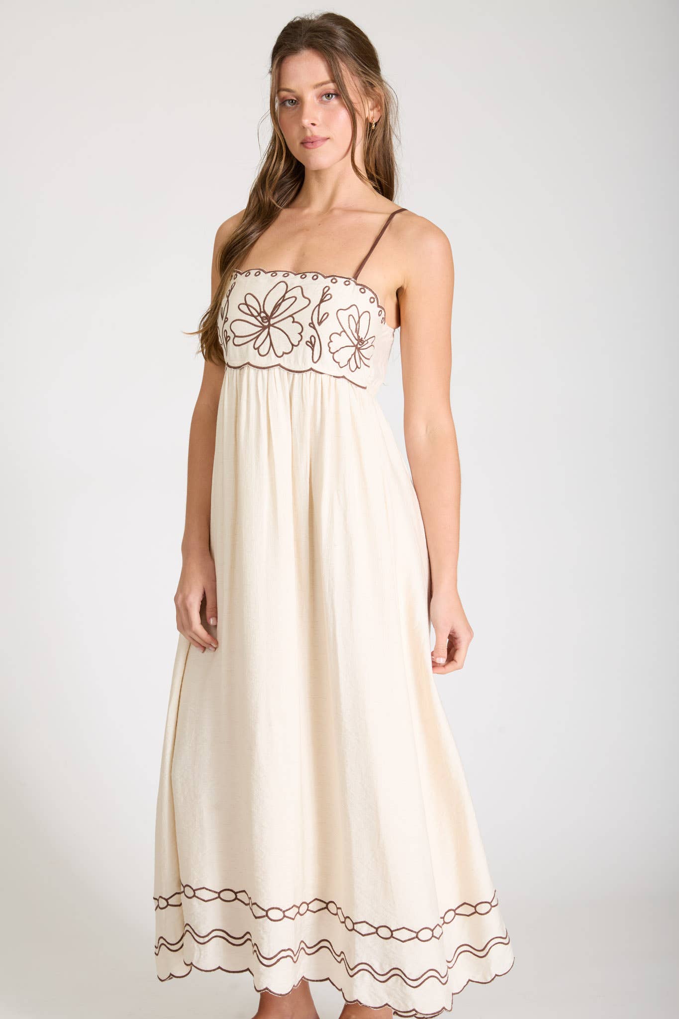 Floral Embrodiary Dress