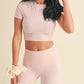 Soft Knit Jersey Crewneck Tee