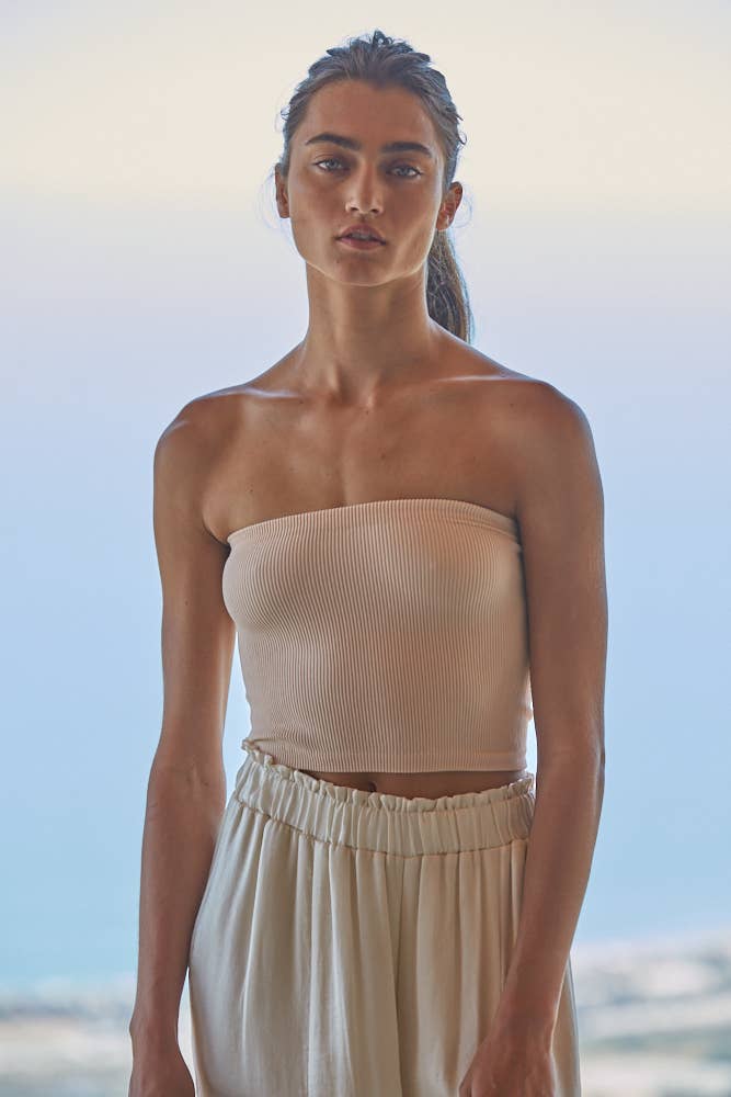 Seamless Ribbed Tube Top
