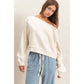Off The Shoulder Sweatshirt