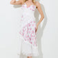 Luna Pink Lace Maxi Dress