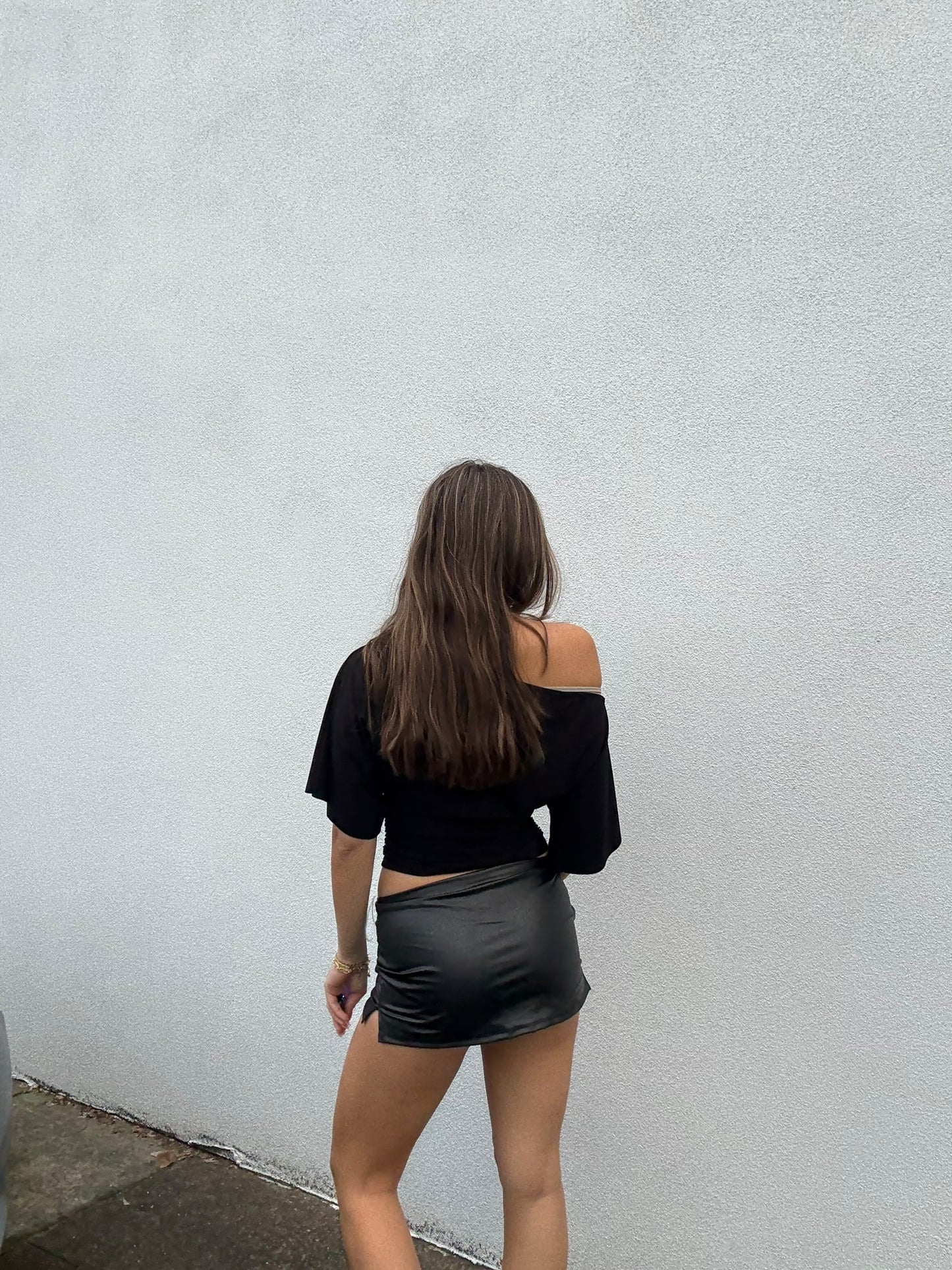Off The Shoulder Quarter Sleeve Top