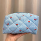 Quilted Makeup Bag