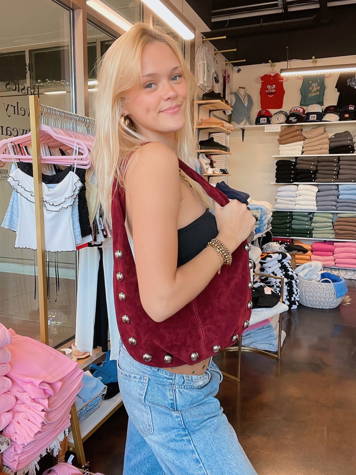 Burgandy Bag