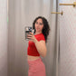 Willow Red Skirt