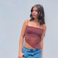 Kelly Lace Asymmetrical Top