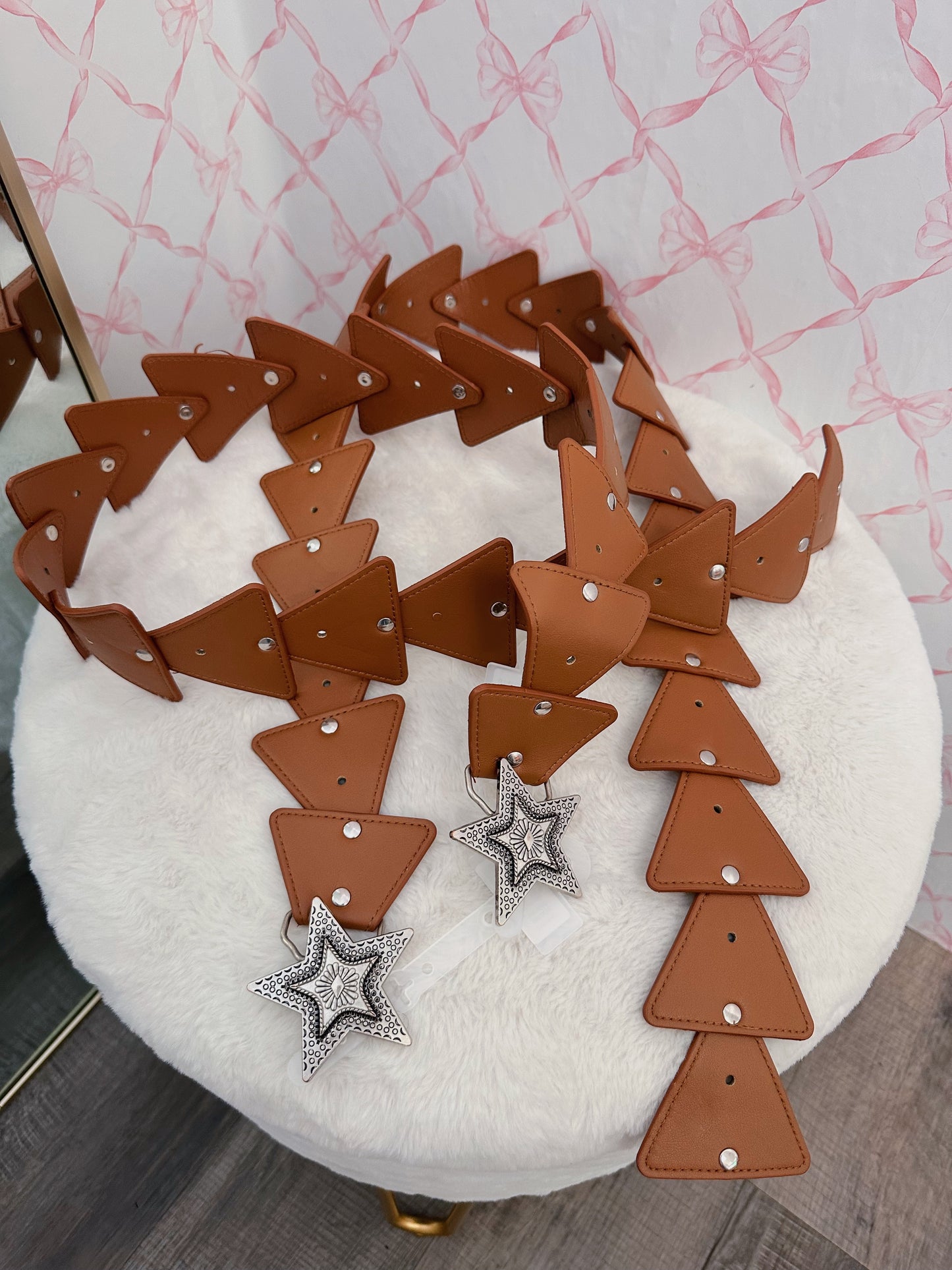 Star Brown Chunky Belt