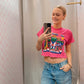 Pink Puerto Rico Vintage Tee