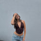 Cowl Neck Halter Top