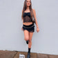 Scottie lace Tube Top
