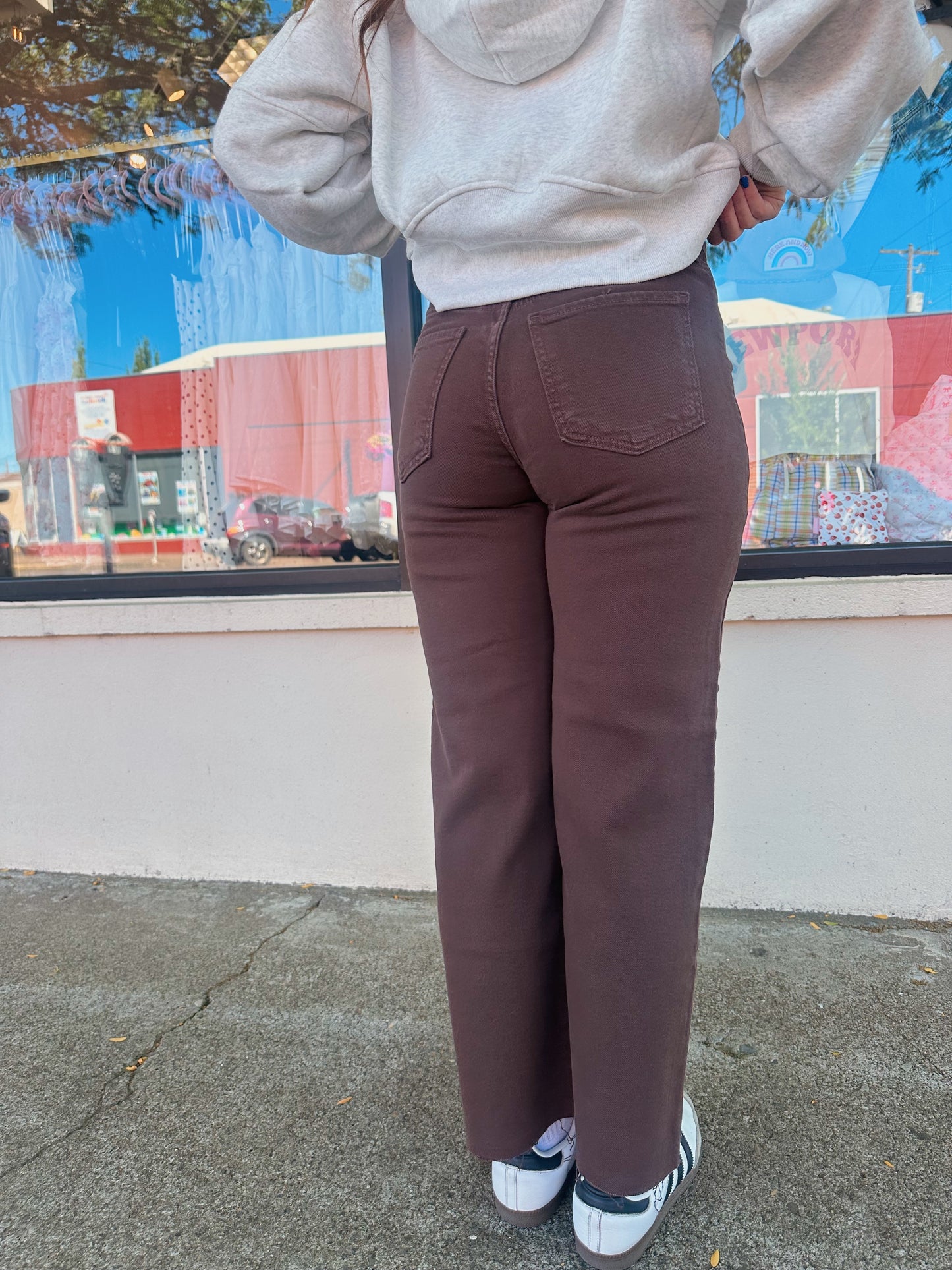 Brown Ankle Pants