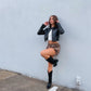 Basic Cropped Moto Jacket