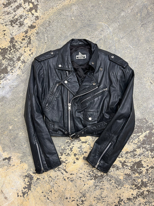 LL Leather Crop Jacket